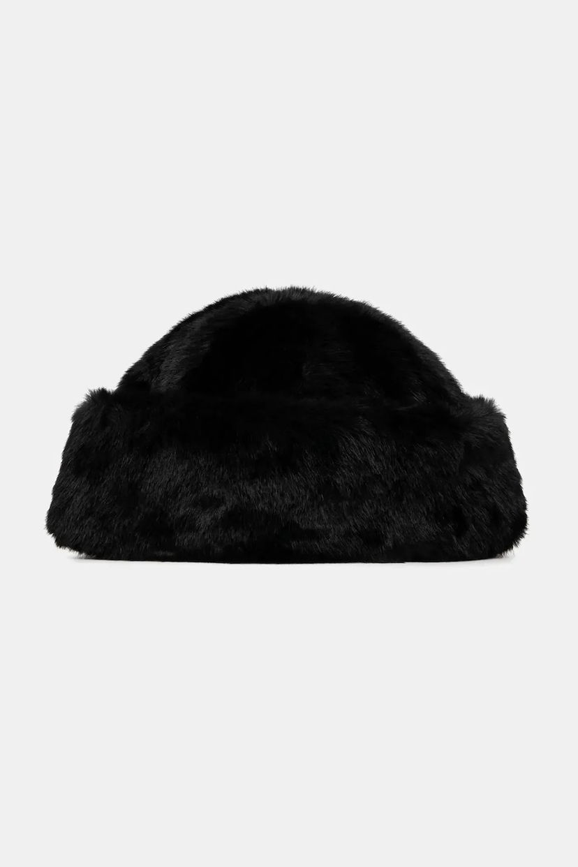 Klobúk STAND STUDIO Stand Studio Lovali Faux Fur Hat Čierna | 66562.9401