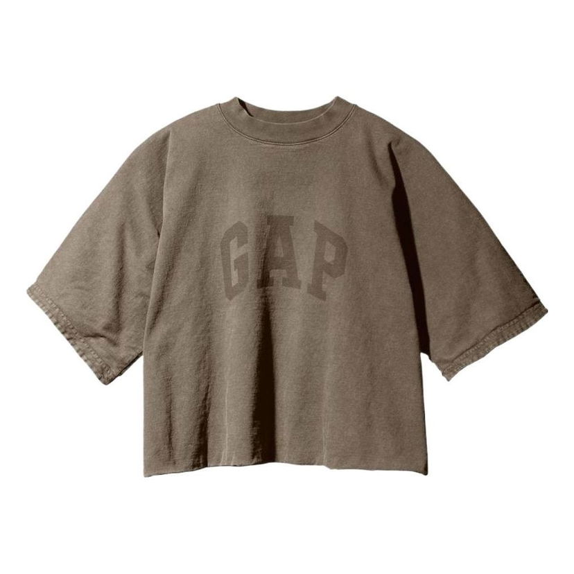 Tričko GAP Yeezy Gap Engineered by Balenciaga 3/4 Sleeve T-Shirt Hnedá | YEEZY-SS22-012