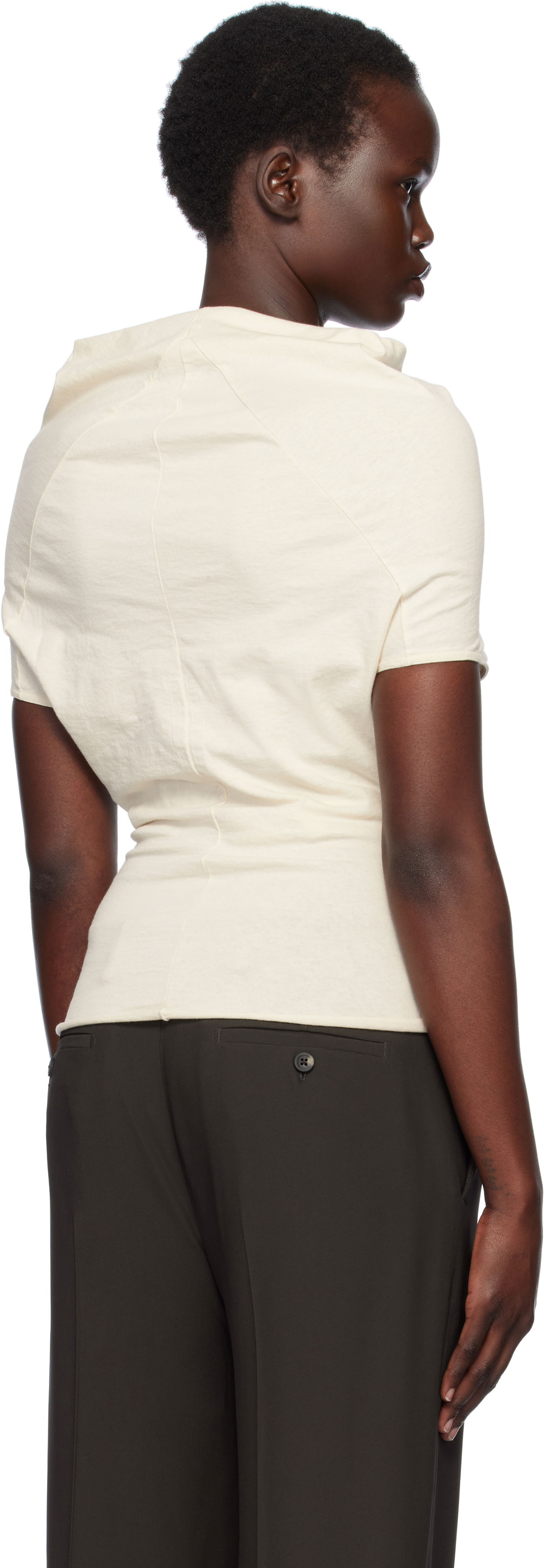Rick Owens Hollywood Jersey Shroud T-Shirt