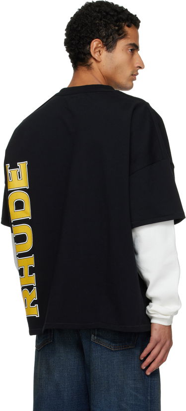 Tričko Rhude 'Rhude' Steel Double-Layered T-shirt Čierna | RHPF25TT19012, 2