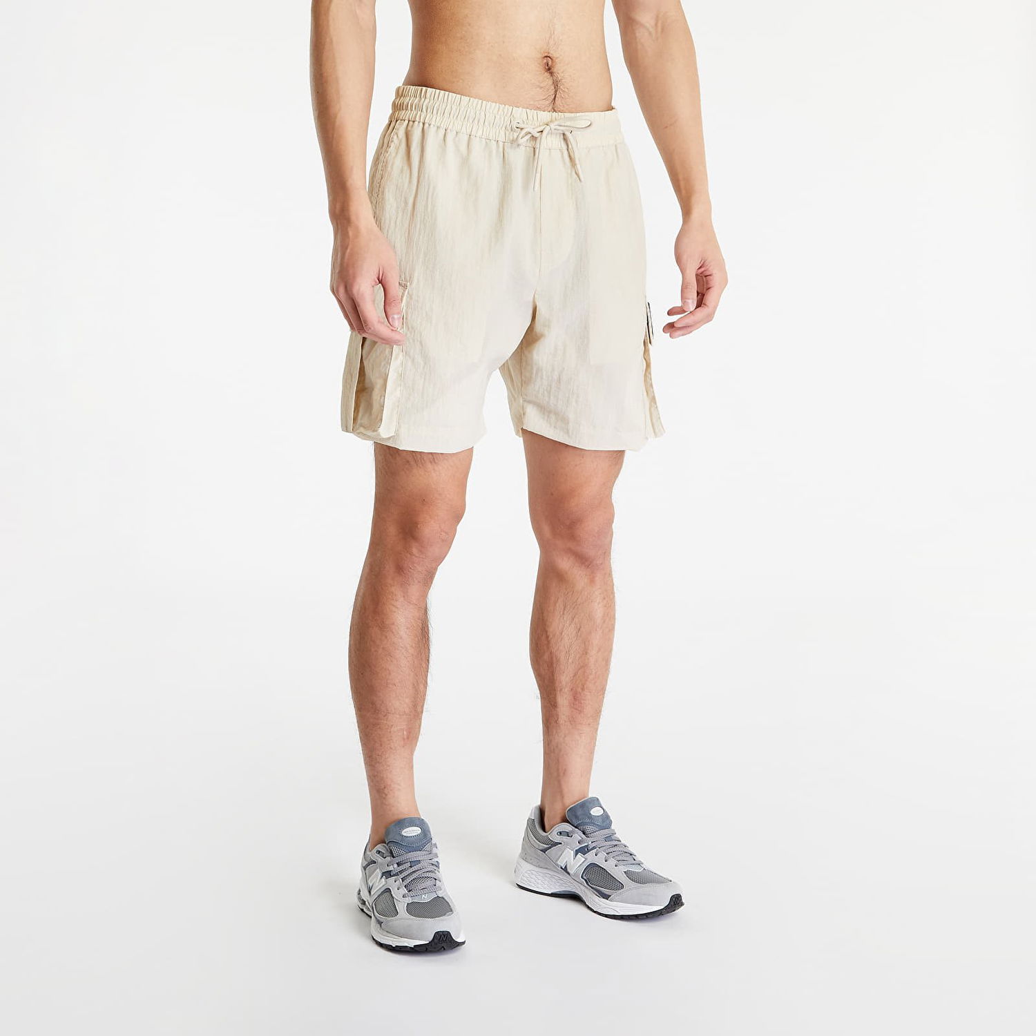 Šortky CALVIN KLEIN Mesh Ripstop Cargo Shorts Béžová | J30J322911 ACI, 1