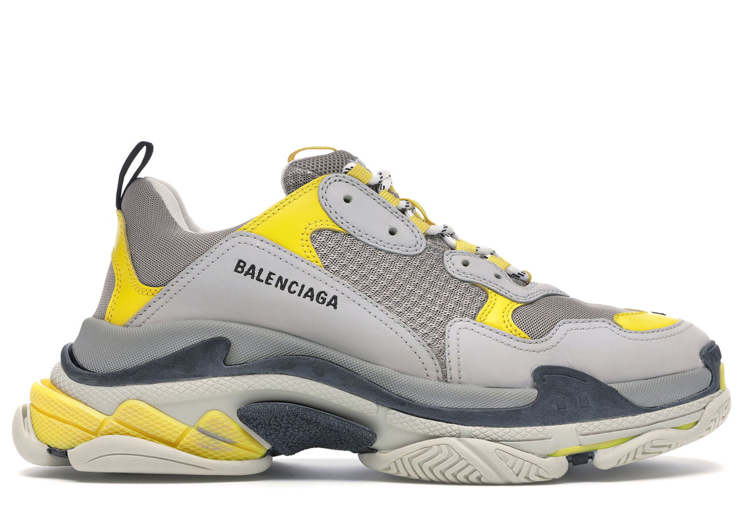 Tenisky a topánky Balenciaga Triple S Grey Yellow Black Šedá | 536737W09OH7074, 0