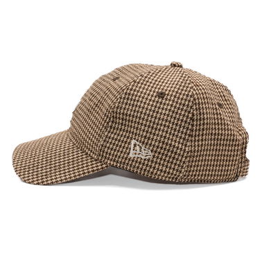 Šiltovka New Era LA Dodgers Houndstooth 9TWENTY Baseball Cap Hnedá | 60691223, 2