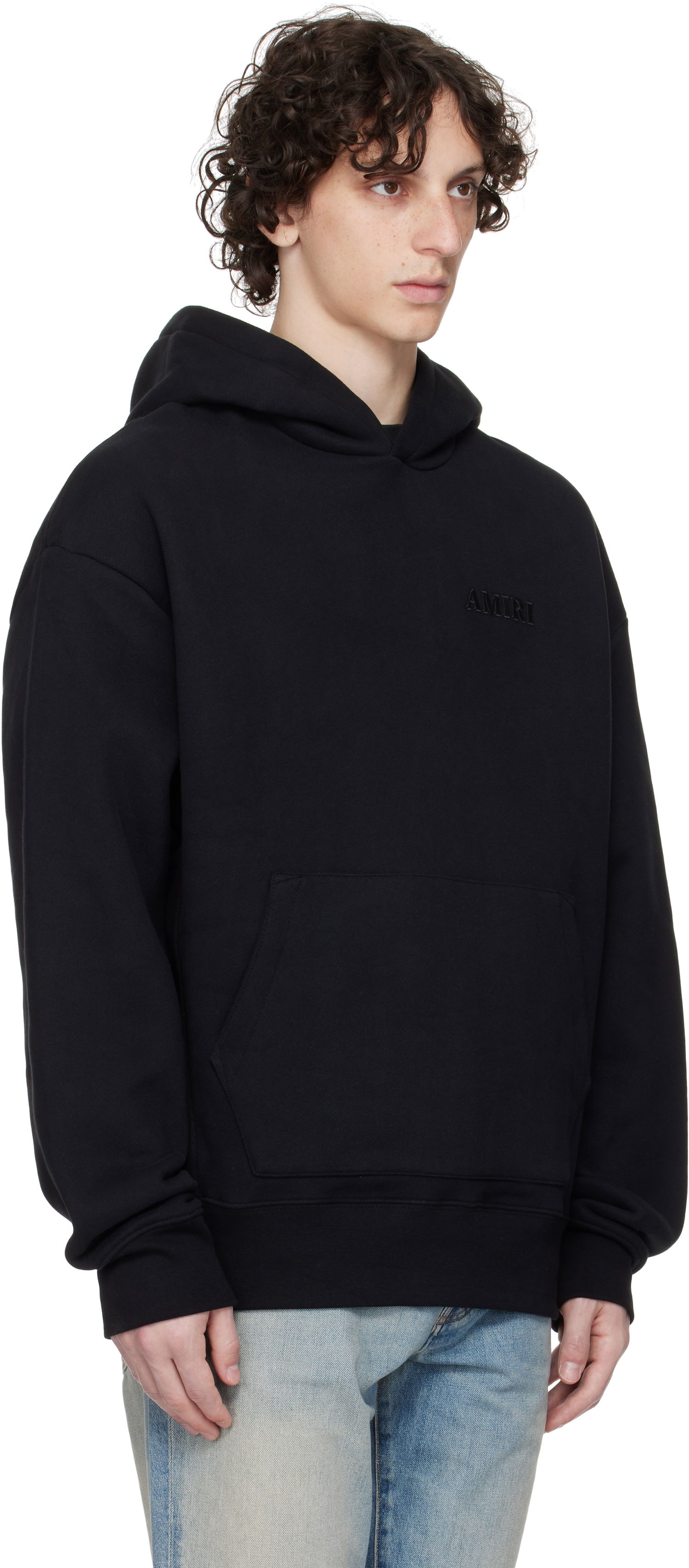 Mikina AMIRI Amiri Oversized Hoodie Čierna | AMJYHD1042, 1