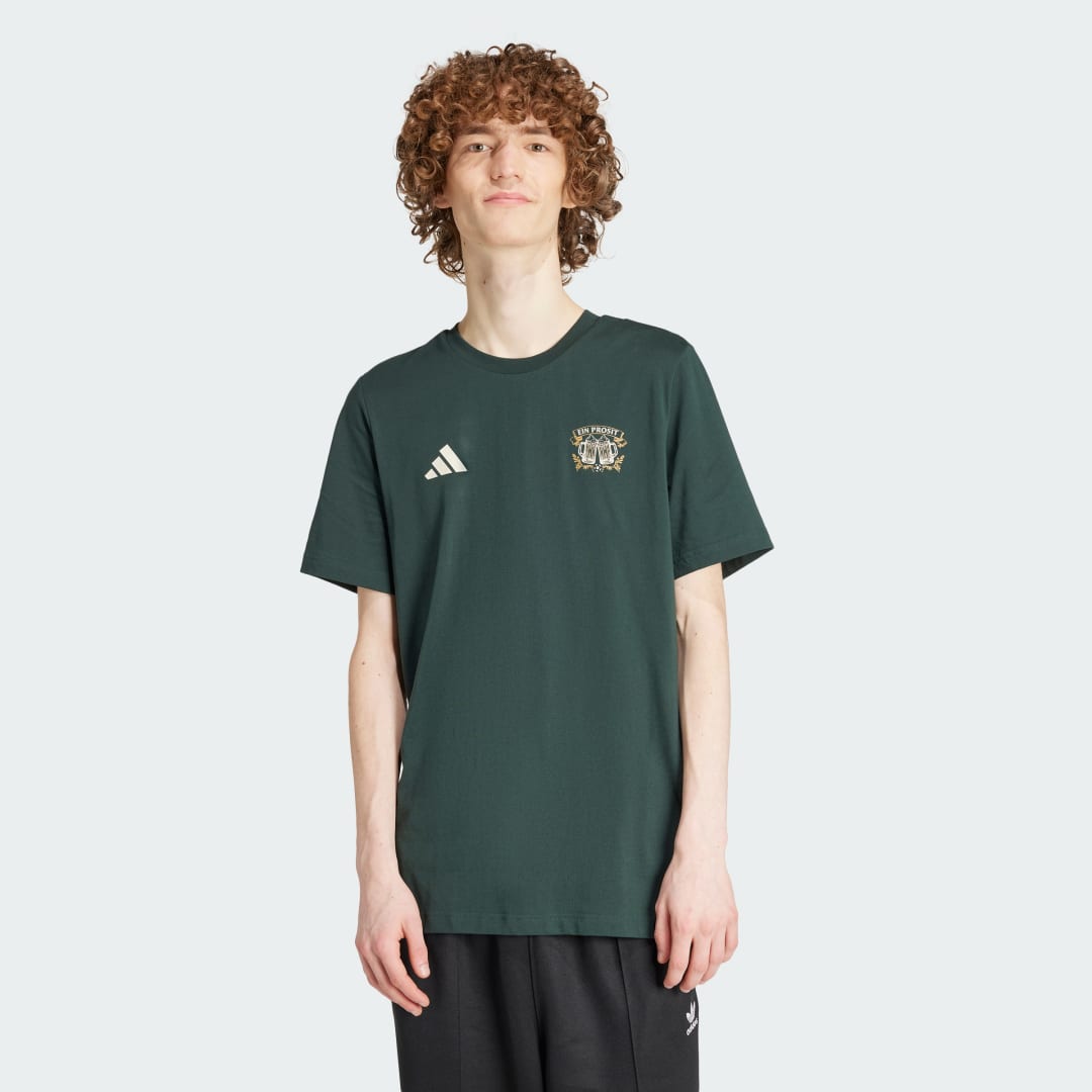 Tričko adidas Performance Wiesn Football Graphic Zelené | IY6062, 0