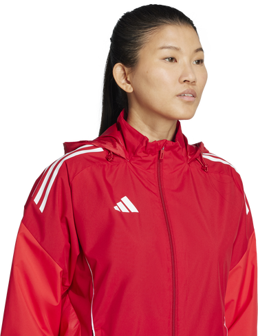 Vetrovka adidas Originals adidas TIRO25C Hooded Jacket Červená | ji6535, 5