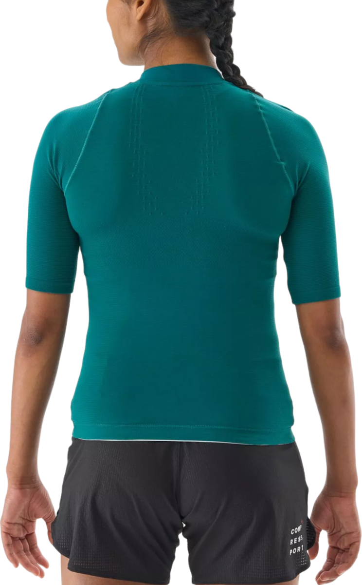 Tričko Compressport Trail Racing Postural Short Sleeve Top Zelené | atsw4916029l, 1