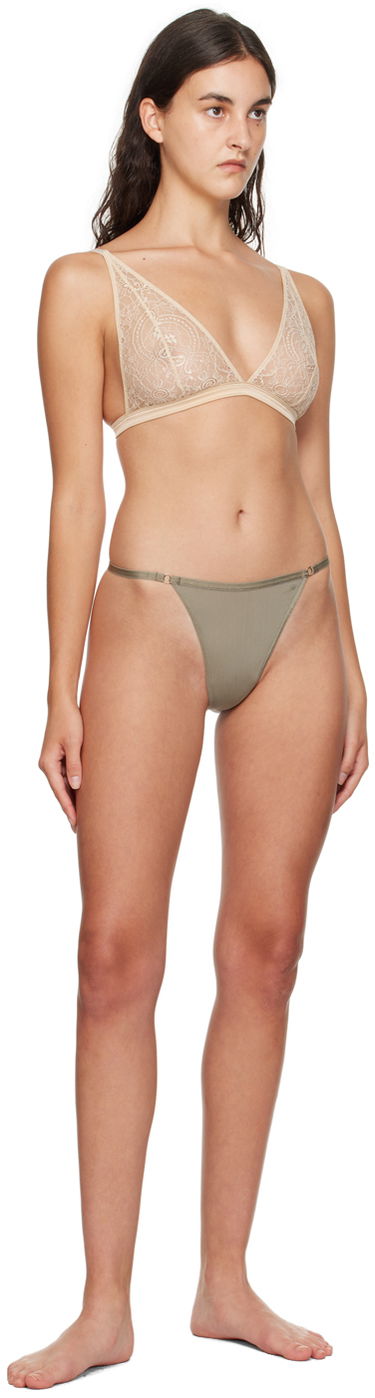 Podprsenka Anine Bing Lace Triangle Bra Béžová | A-10-1165-110, 3