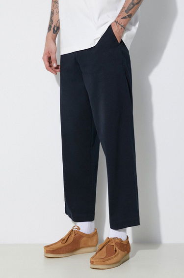 Nohavice Fred Perry Fred Perry Straight Leg Twill Trousers Navy | T6530.608, 3