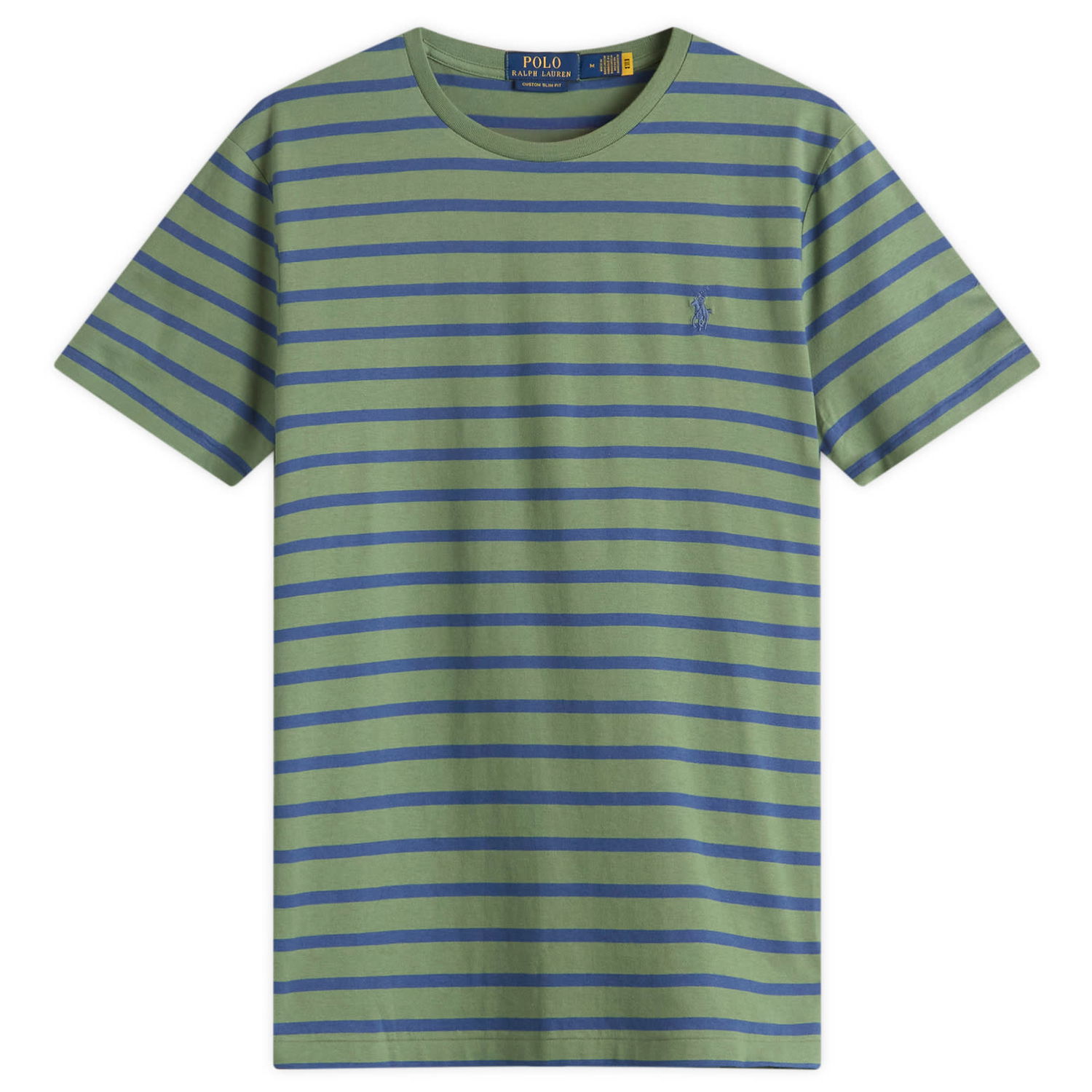 Tričko Polo by Ralph Lauren Ralph Lauren Striped T-Shirt, Size Large Zelené | 710938134-GRN, 1