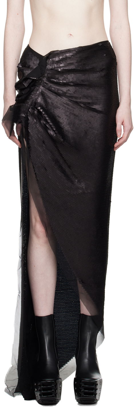 Sukňa Rick Owens Edfu Maxi Skirt Čierna | RO02C1372 SEM1, 0