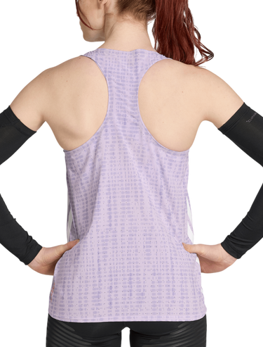 Tielko adidas Originals Adizero Running Tank Top Fialová | jv7157, 1