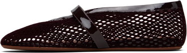 Tenisky a topánky Alaïa ALAÏA Fishnet Ballerina Flats Vínová | AA3A029A015, 2
