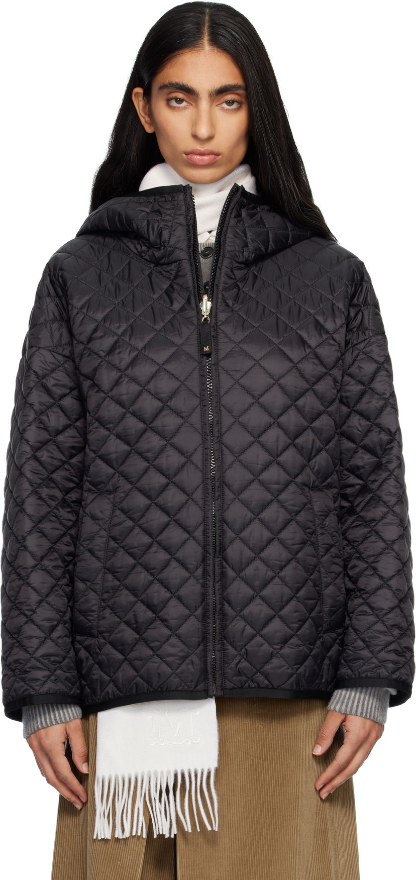 Prešívaná bunda Max Mara Leo Reversible Jacket Čierna | 2529486074600