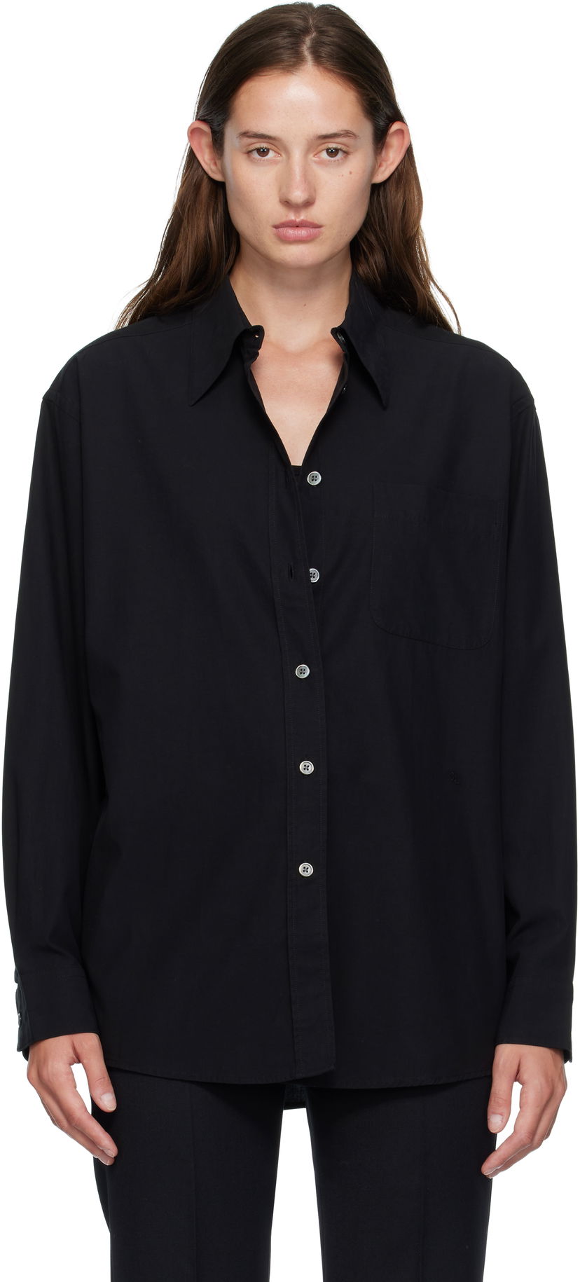 Košeľa OUR LEGACY Our Legacy Precious Button-Down Shirt Čierna | W4252PBCL