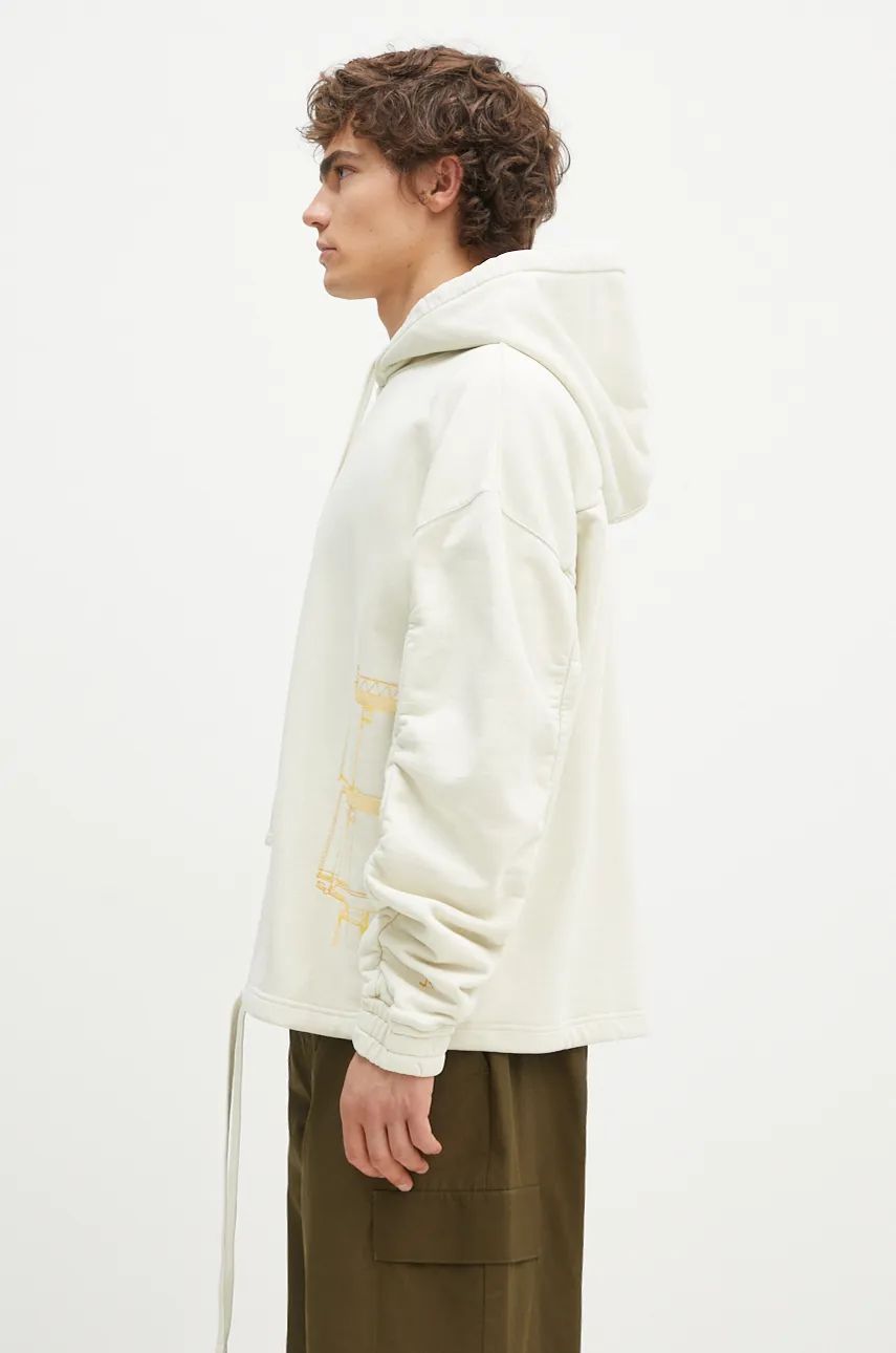 Mikina A-COLD-WALL* Hoodie Shroud Béžová | ACWMW205, 1