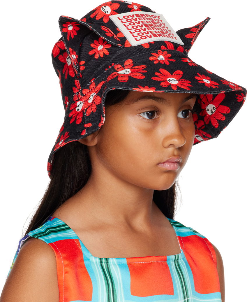 Klobúk Charles Jeffrey Loverboy Charles Jeffrey LOVERBOY Ears Bucket Hat Čierna | 32171101, 1