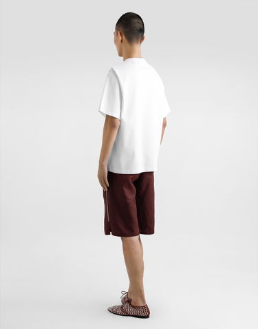 Šortky Dolce & Gabbana Dolce & Gabbana Linen Shorts Vínová | GP0T1TFU4MCM5039, 2