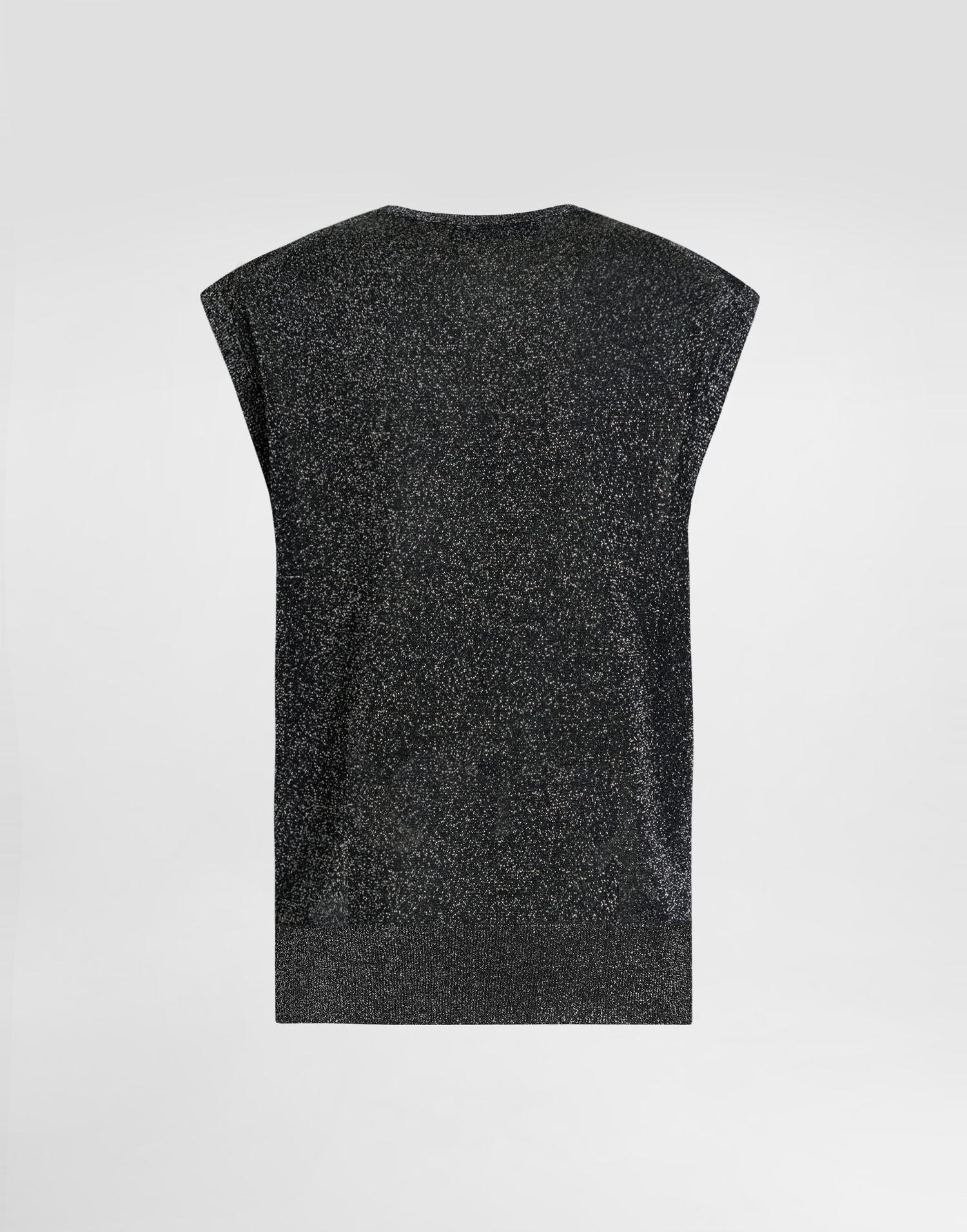 Tielko Dolce & Gabbana Dolce & Gabbana Metallic Viscose Tank Top Čierna | FXT74TJGMCES8001, 1