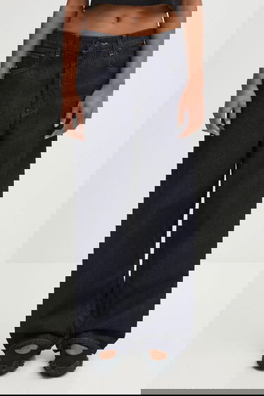 Džínsy Carhartt WIP Brandon High Waist Wide Leg Jeans Navy | I035892.102, 0