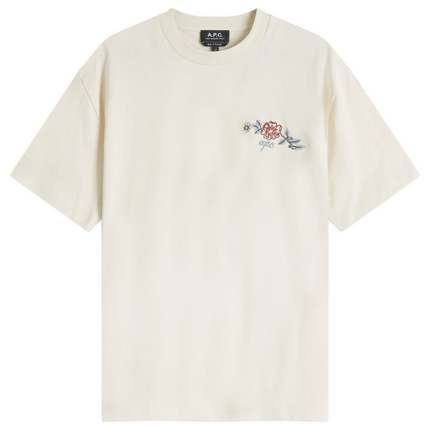 Tričko A.P.C. A.P.C. Men's Oscar Floral T-Shirt Béžová | COGCK-H26511-AAD, 1