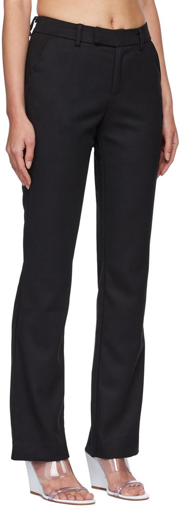 Nohavice GUIZIO Guizio Polyester Straight-Leg Trousers Čierna | DGH20P885, 1