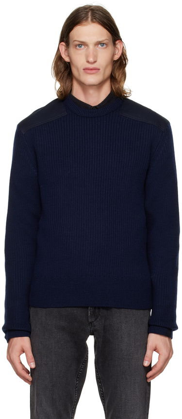 Sveter rag & bone Rag & Bone Dexter Mixed Media Sweater Navy | MBS22F017BW17, 0