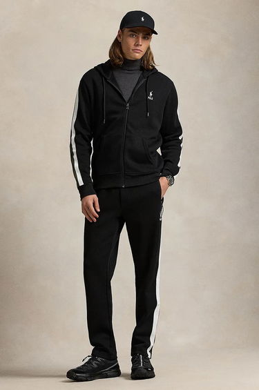 Mikina Polo by Ralph Lauren Striped Full-Zip Hoodie Čierna | 710953165, 2