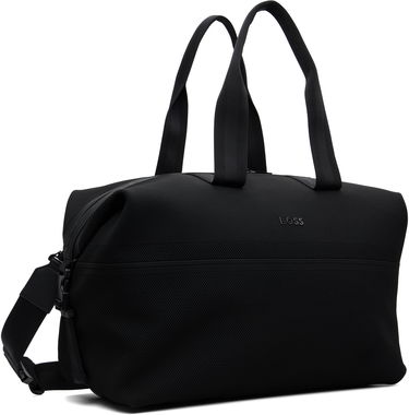 Cestovná taška BOSS BOSS Mixed-Structure Holdall Čierna | 50548308, 2
