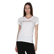 Script Logo V-Neck T-Shirt