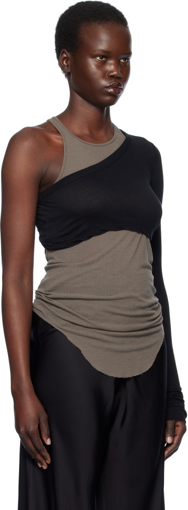 Tielko Rick Owens Rick Owens Porterville Ziggy Sleeveless Top Šedá | RP01E7215 UC, 1