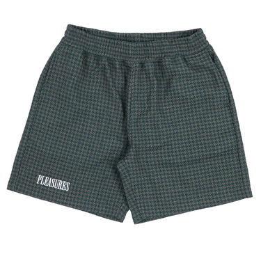 Šortky Pleasures Intercept Houndstooth Shorts Zelené | P23F007-FOREST GREEN, 1