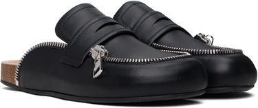 Tenisky a topánky JW Anderson Leather Biker Slip-on Loafers Čierna | LF0071-LA0268, 3