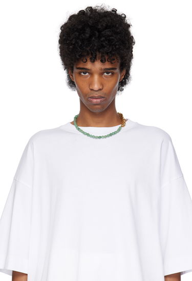 Náramok Dries Van Noten Dries Van Noten Stone Chain Bracelet Zelené | 251-028200-092, 1