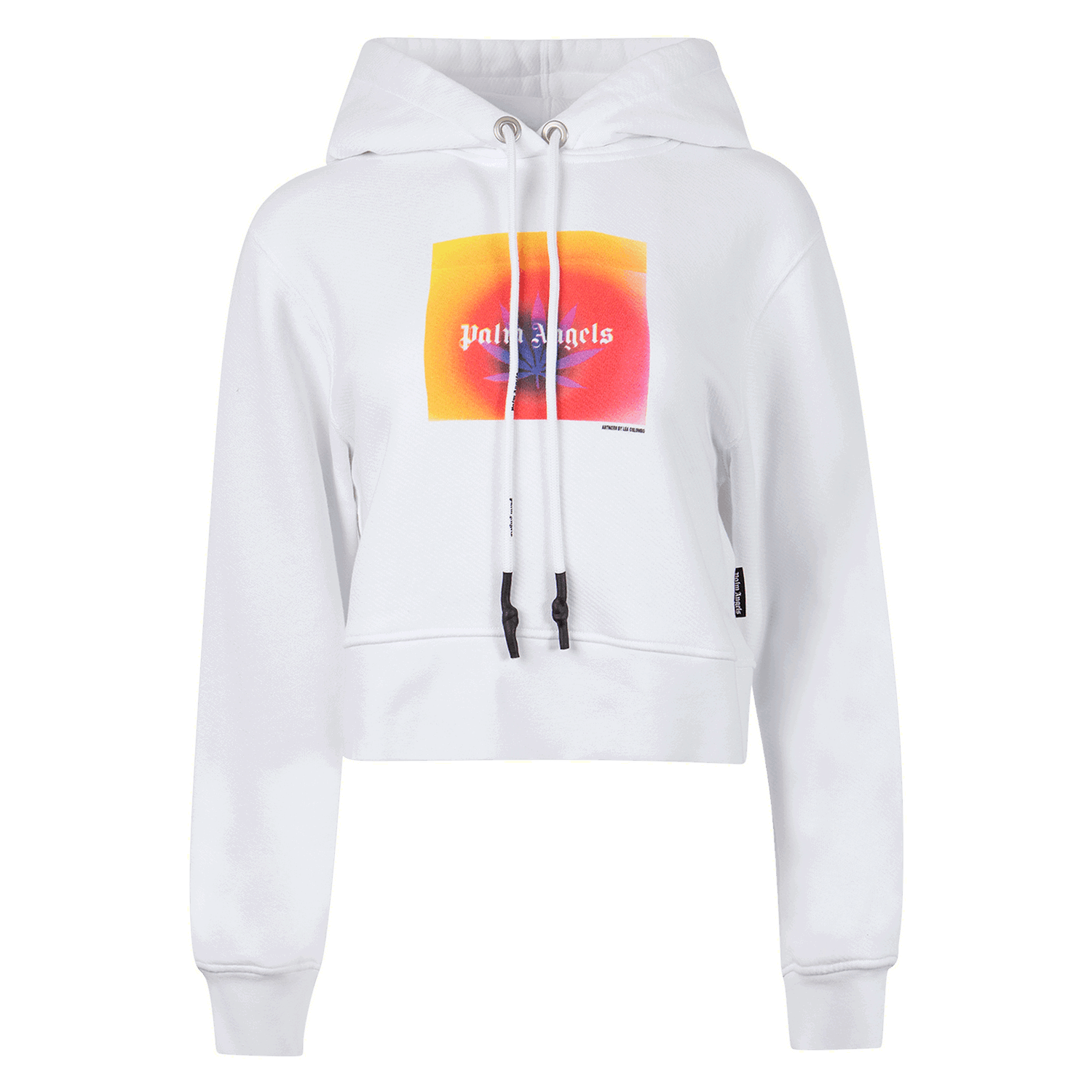 Mikina Palm Angels x The Webster Square Leaf Hoodie Biela | PWBB022G21FLE0070120, 0