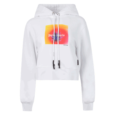 Mikina Palm Angels x The Webster Square Leaf Hoodie Biela | PWBB022G21FLE0070120, 0