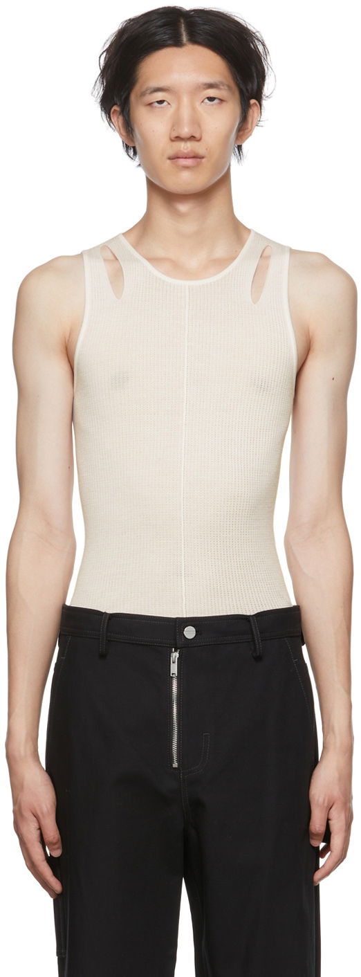 Tielko Dion Lee Cutout Tank Top Biela | C7089P22, 0