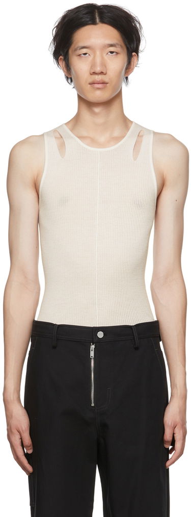 Tielko Dion Lee Cutout Tank Top Biela | C7089P22, 0