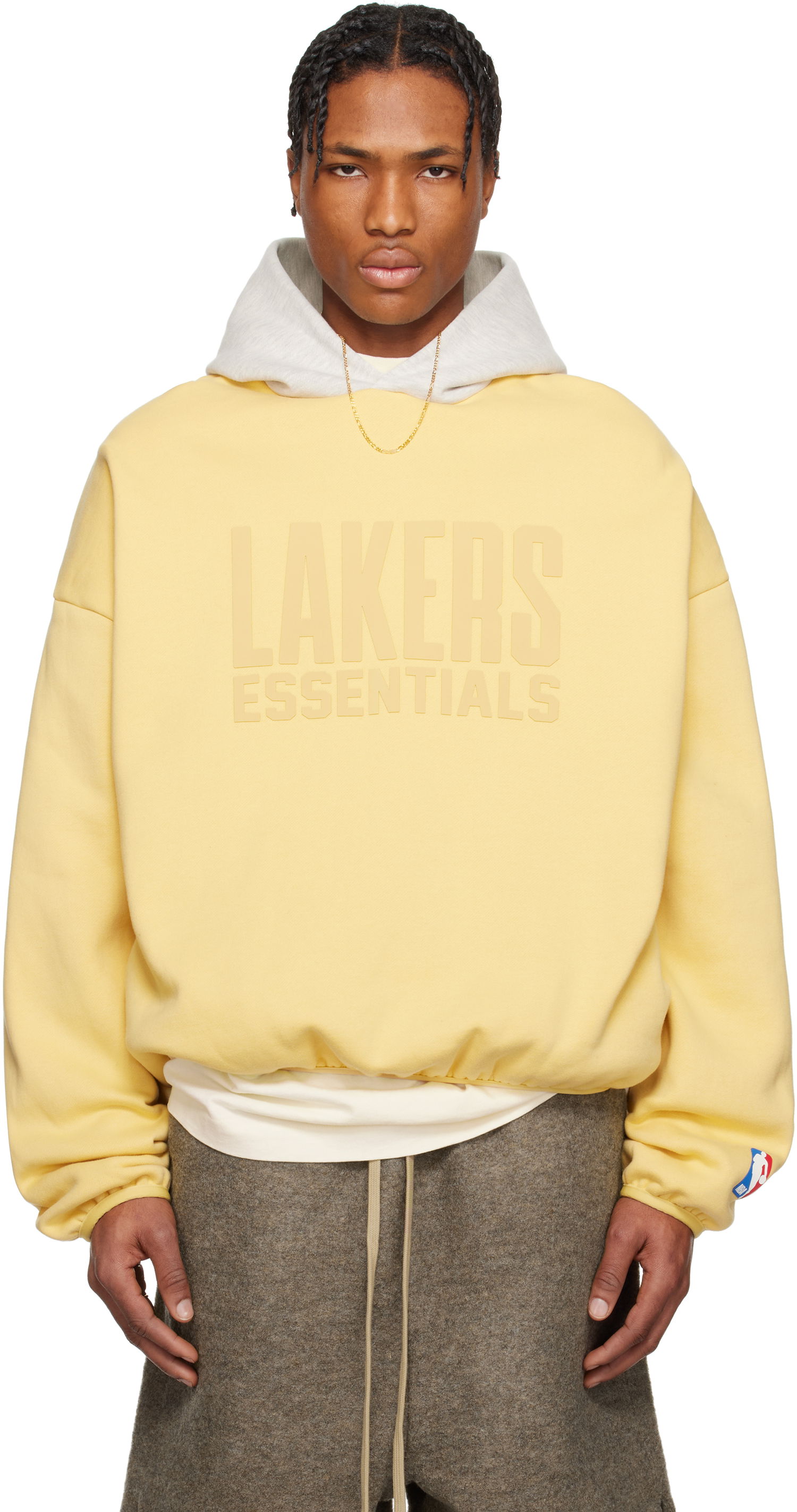 Mikina Fear of God Fear of God ESSENTIALS NBA Lakers Pullover Hoodie Žltá | 192AL246506F, 0
