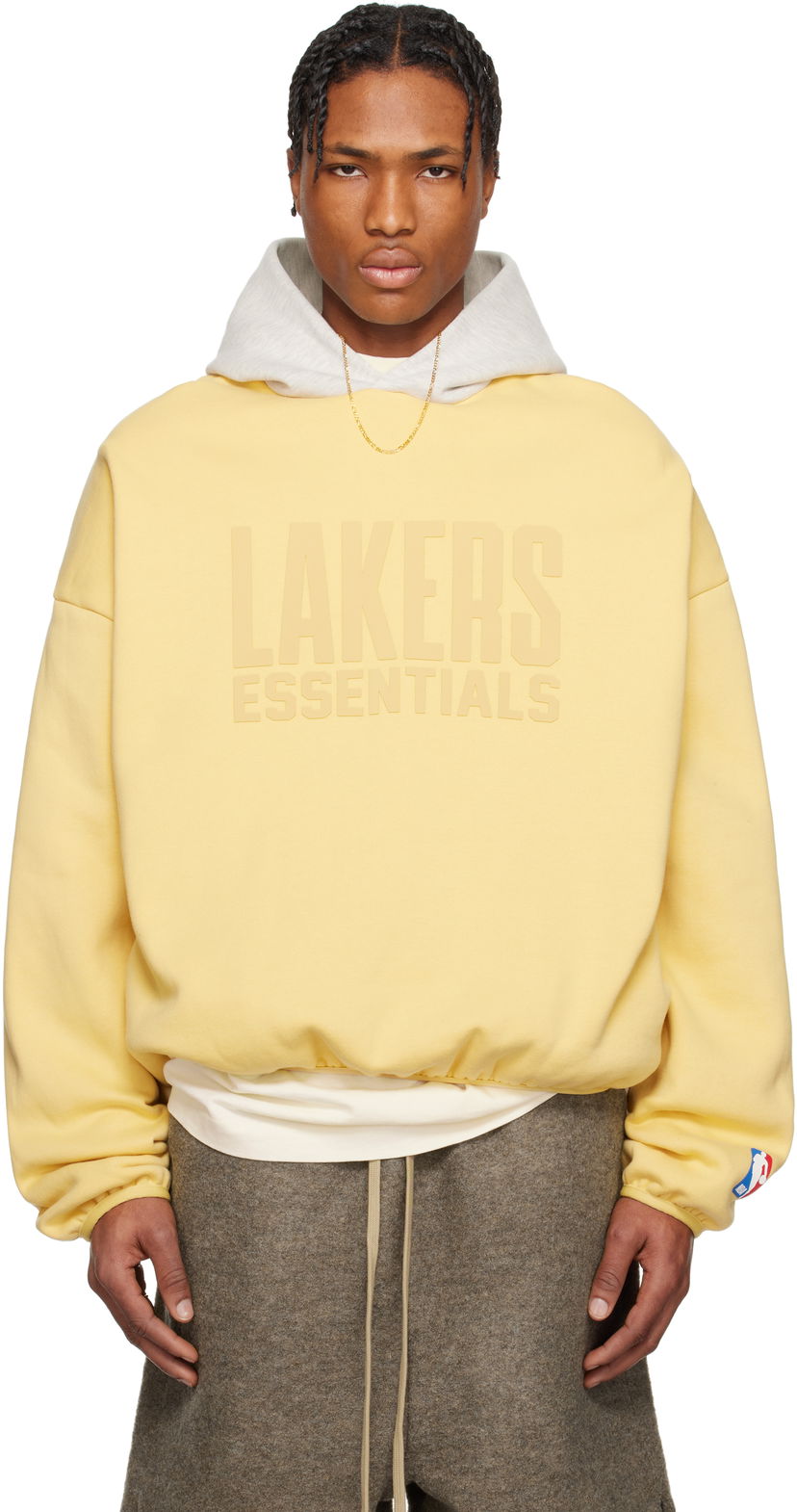 Mikina Fear of God Fear of God ESSENTIALS NBA Lakers Pullover Hoodie Žltá | 192AL246506F