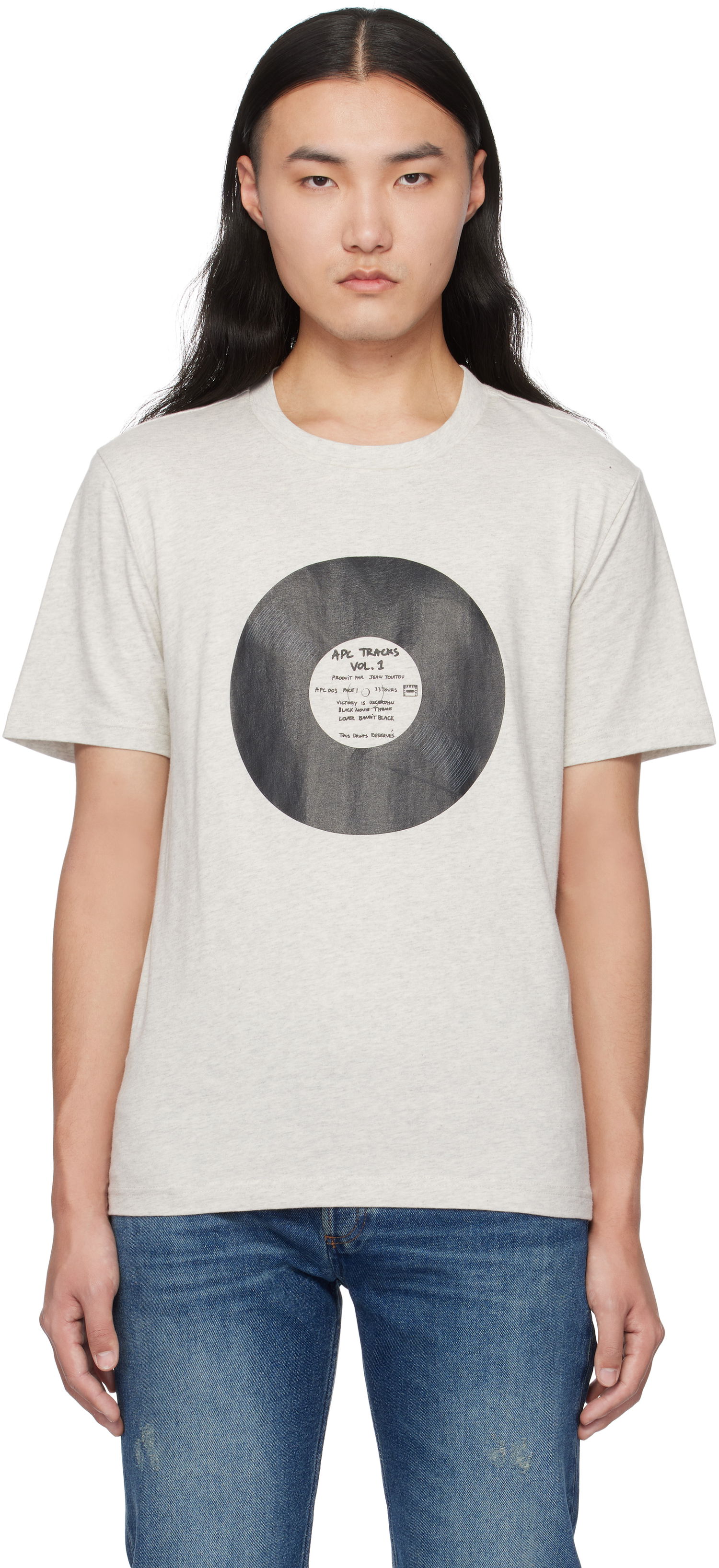 Tričko A.P.C. Vinyl Graphic T-Shirt Béžová | COBQX-M26484, 0