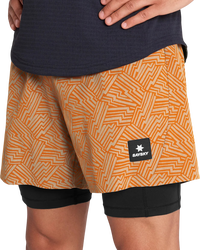 Reflective Pace 2 in 1 Shorts 5''