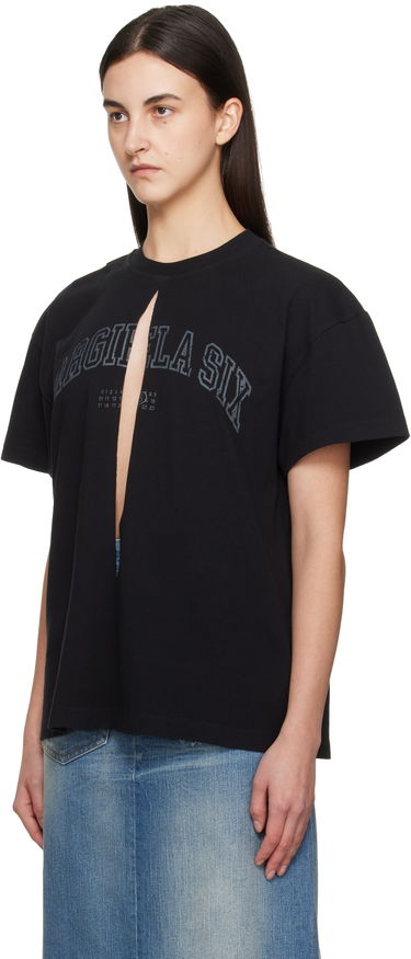 Tielko Maison Margiela MM6 Maison Margiela Dual Wear Varsity Print Tank Top Čierna | S52NF0012 M20050, 3