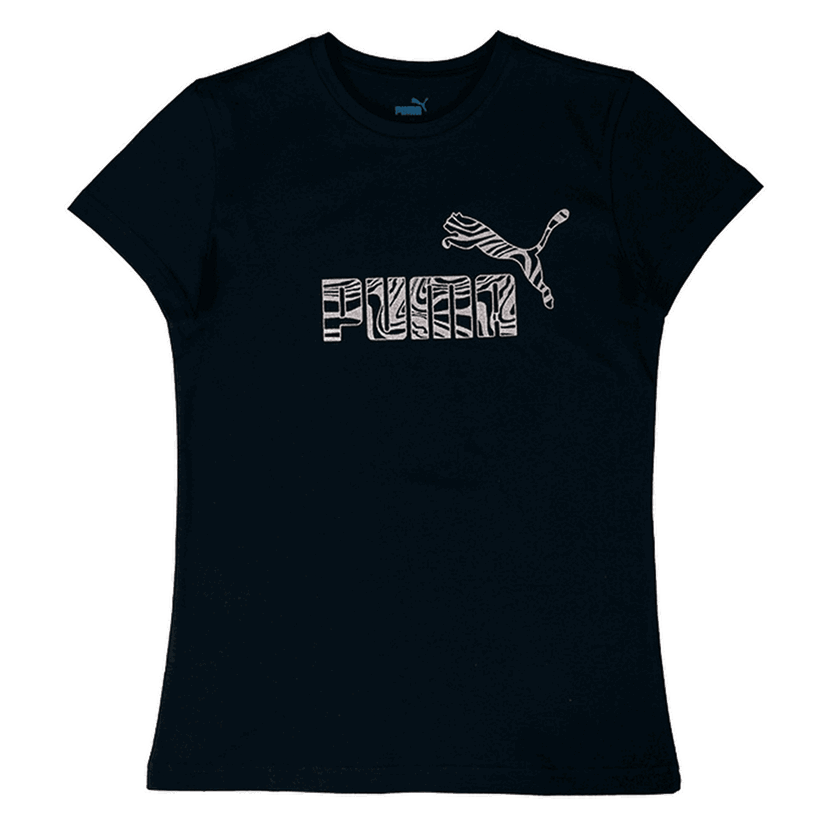 Tričko Puma Zebra Print T-Shirt Navy | 673172-01