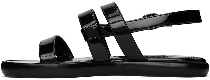 Manolo Blahnik Memaar Patent Leather Sandals