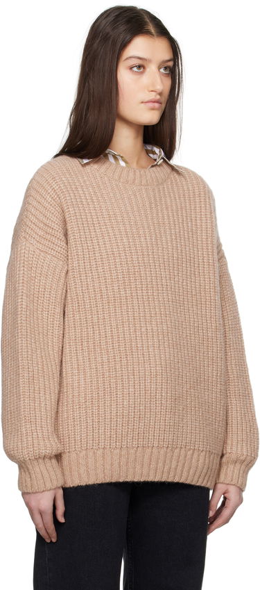 Sveter Anine Bing ANINE BING Sydney Knit Sweater Béžová | A-09-0277-220, 4