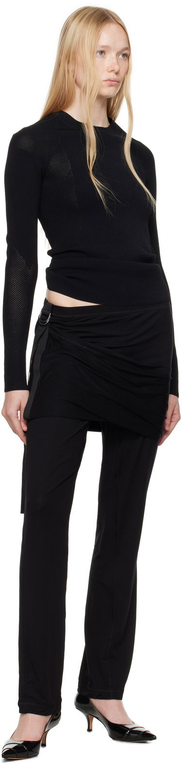 Sveter Helmut Lang Helmut Lang Sport Knit Top Čierna | P02HW704, 3