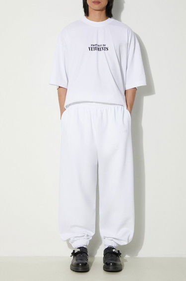 Tričko VETEMENTS VETEMENTS Logo Sweatpants Biela | UE64SP600W, 1