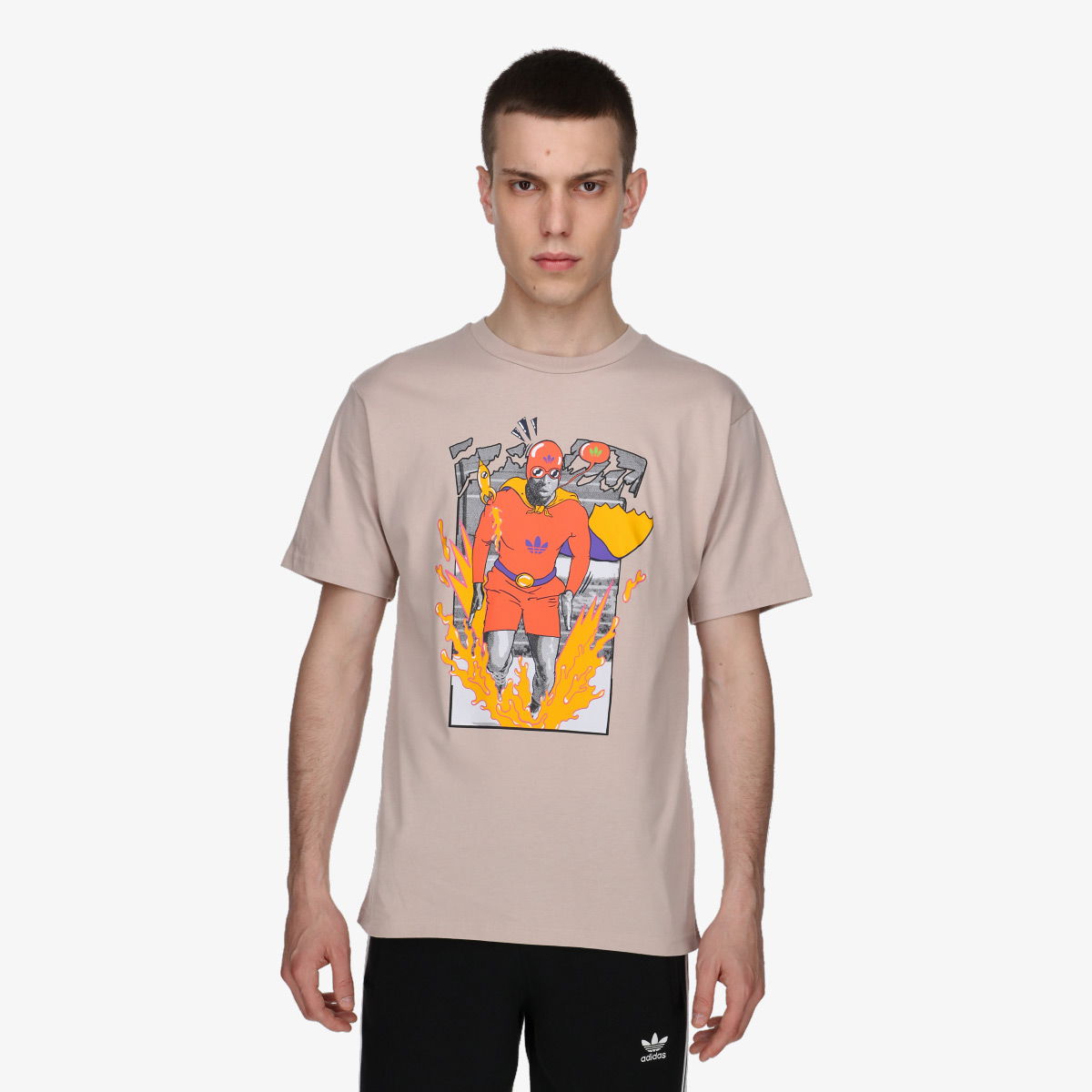Tričko adidas Originals T-Shirt Fast As... Béžová | IC5568, 0