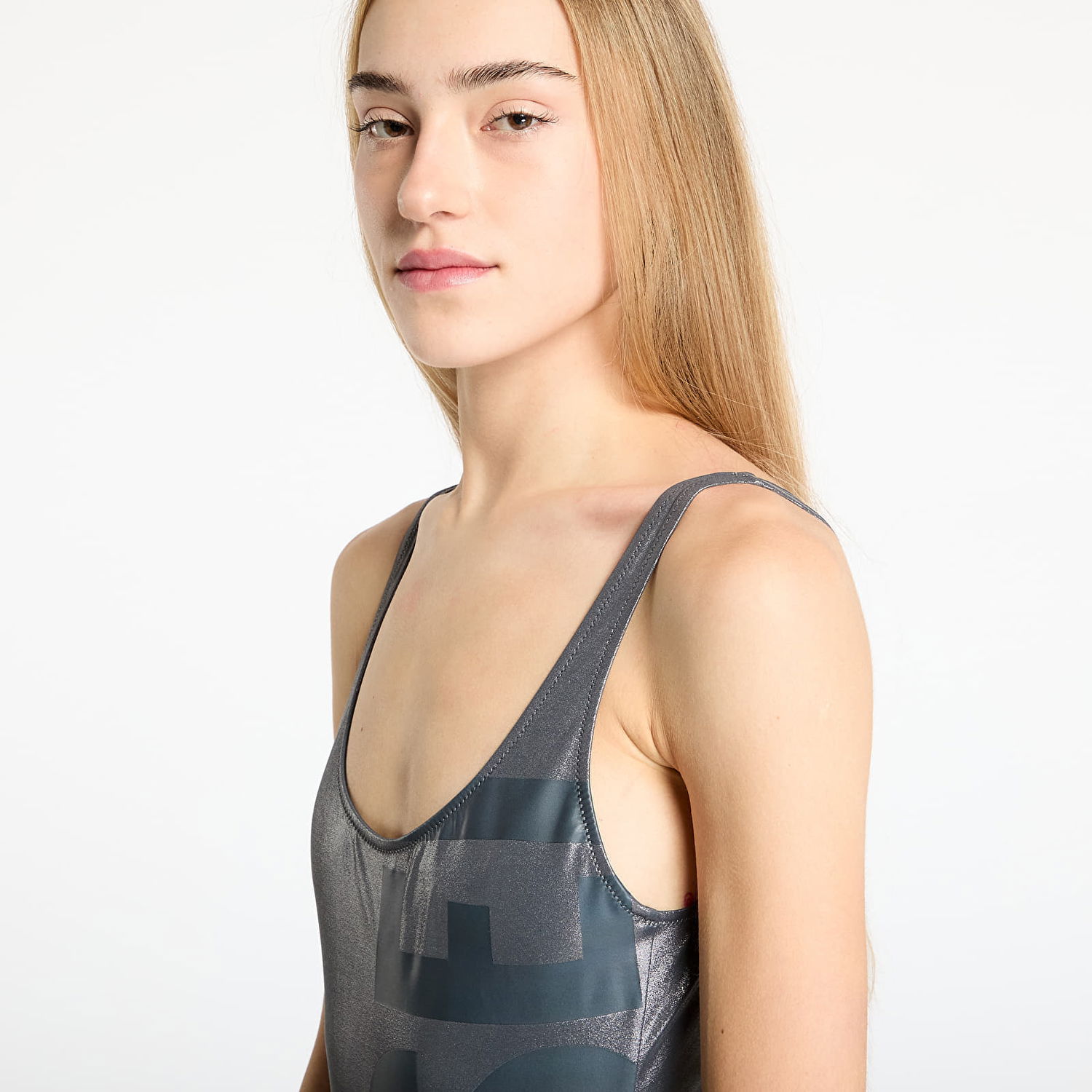 Plavky Diesel Diesel Kylia-D-Core One-Piece Swimsuit Metalická | A17458-0AFBB 98I, 1